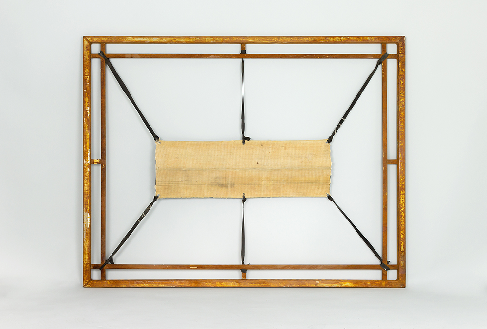 Assoziation Haut 4 backside, steel, textile, 2013, 136 x 106 cm, 3.200 €