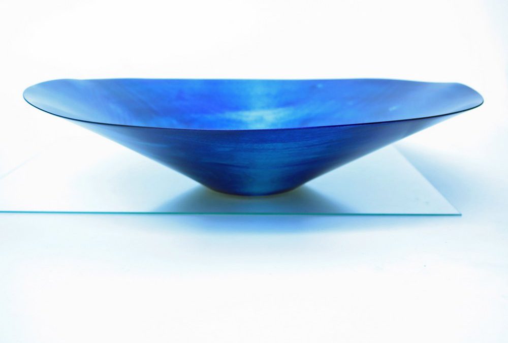 Schale blau