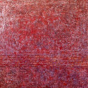 “Unbesehen”, Öl auf Leinwand, 120x120 cm, 2017