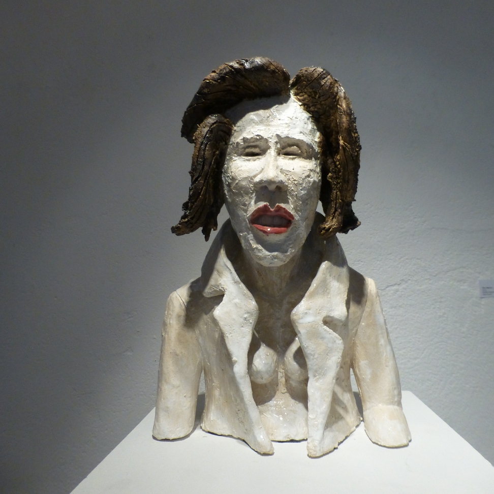 Andreas Brunolupo Berliner Bildhauer Ton Skulptur Art Brut Keramik Psychiatrie Kopf