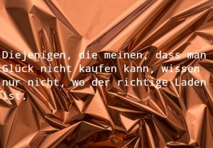 Glück ist käuflich